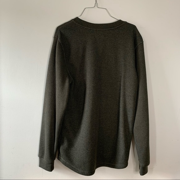 BC Clothing Green Henley - Picture 7 of 9